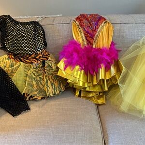 Dance costumes child girl large